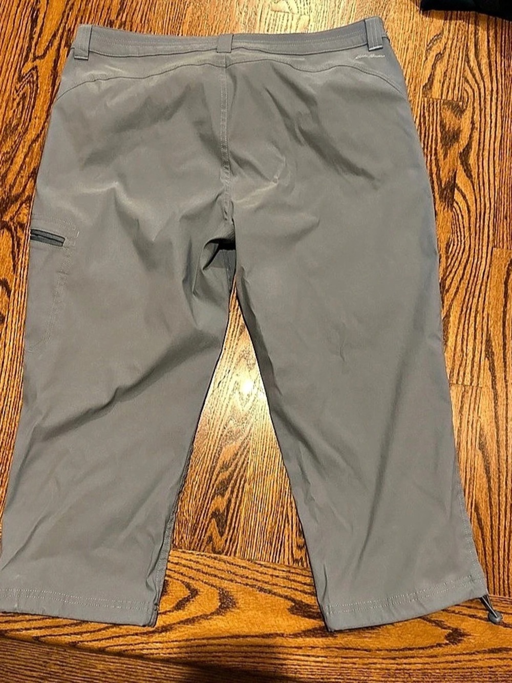 Eddie Bauer Cropped hiking Pants blue Gray Size 14
